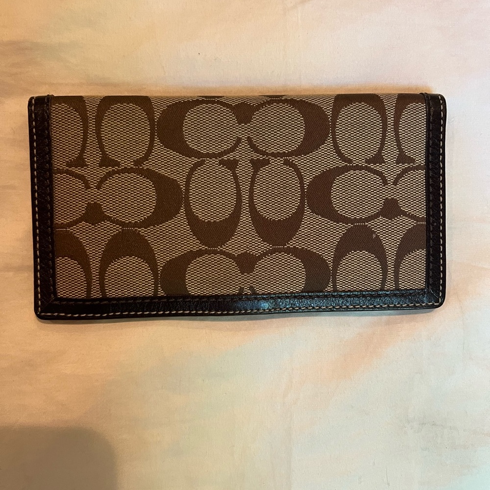 Coach flap wallet